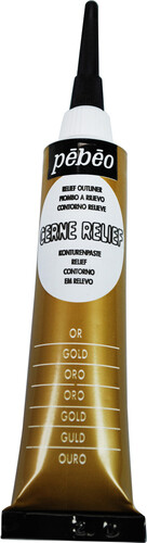 pébéo Peinture vitrail cerne relief or 20ml 3167867730000