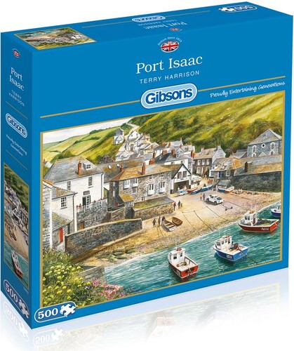 Gibsons Casse-tête 500 Village de pêche pittoresque de Port Isaac, Angleterre, Royaume-Uni (Port Isaac) 5012269008920