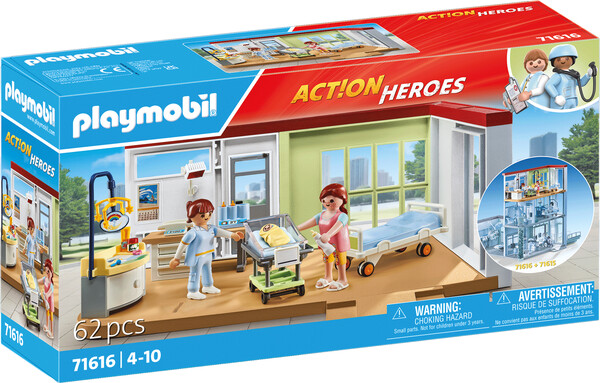 Playmobil Playmobil 71616 Chambre de maternité 4008789716163