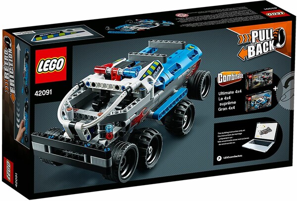 LEGO LEGO 42091 Technic La voiture de poursuite de la police 673419303224