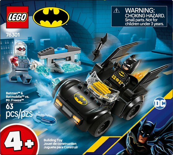 LEGO LEGO 76301 Batman™ & Batmobile™ vs. Mr. Freeze™ 673419406222