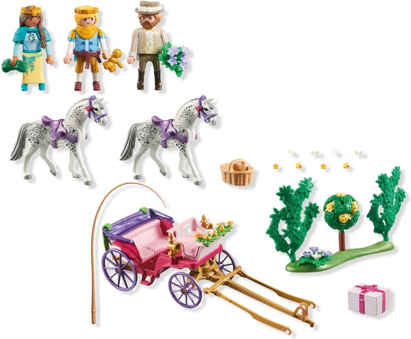 Playmobil Playmobil 71846 Caleche avec couple princier, cocher et cadeau 4008789718464