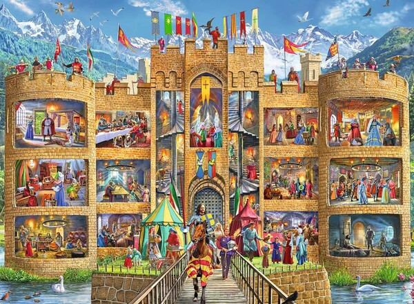 Ravensburger Casse-tête 150 XXL Bienvenue château des chevaliers 4005556129195