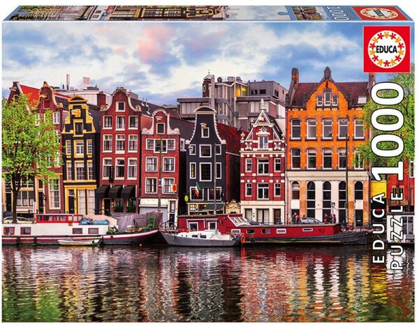 Educa Borras Casse-tête 1000 Maisons dansantes,Amsterdam 8412668184589