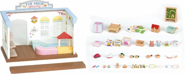 Calico Critters Calico Critters Magasin de jouets meublé sans animaux 020373214637