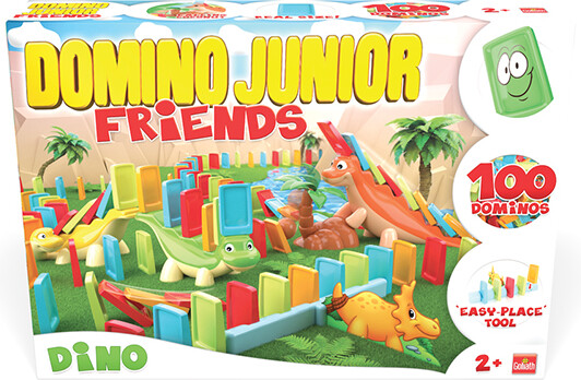 Goliath Domino Junior Rally Express amis les dinosaures 8711808810280