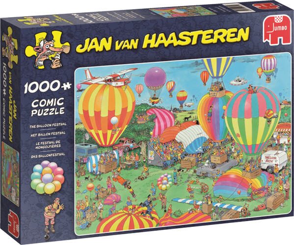 Jumbo Casse-tête 1000 Jan van Haasteren - Le festival des mongolfières 8710126190524