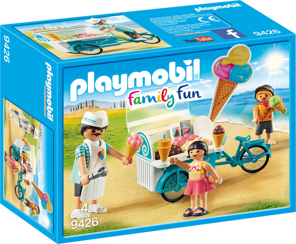 Playmobil Playmobil 9426 Marchand de glace et triporteur 4008789094261