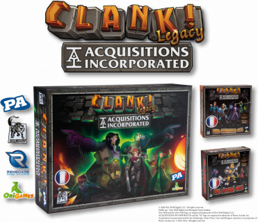 Origames Clank! Legacy (fr) Acquisitions Incorporated Base + extention + extention 