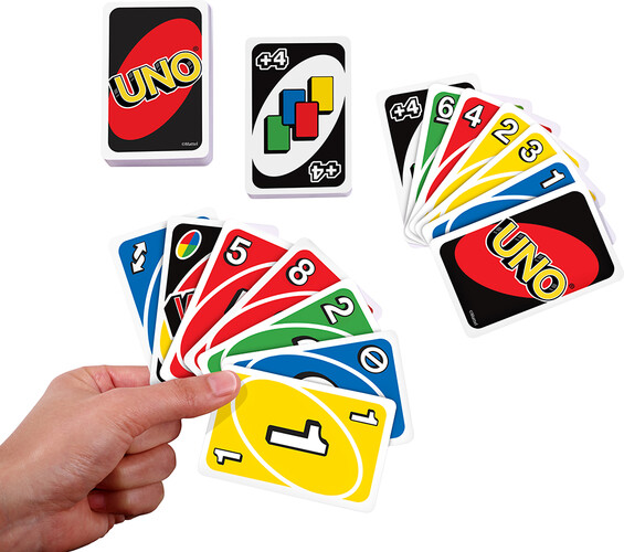 Mattel Uno (fr/en) jeu de cartes 746775036720