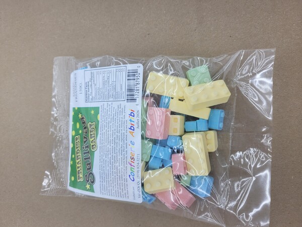 Confiserie abitibi Bonbons Friandise Sullivan Brique Lego 