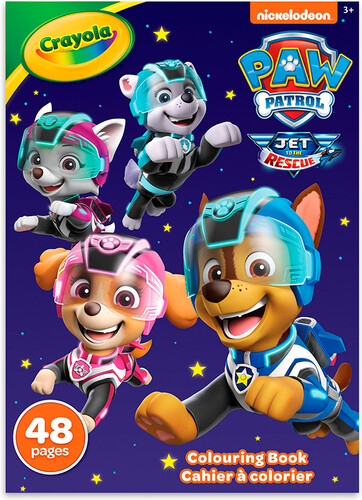 Crayola Livre à colorier 48 pages Pat' Patrouille 063652069702