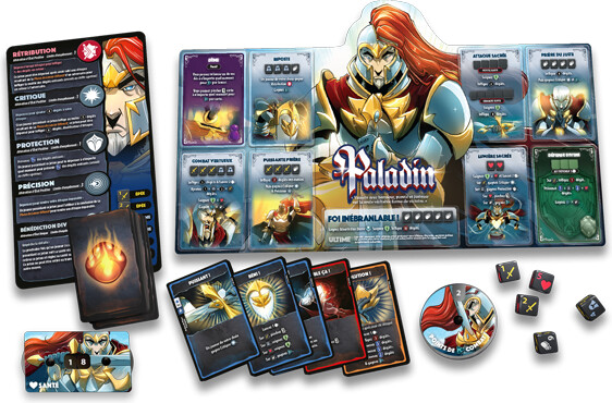 Lucky Duck Games Dice Throne (fr) Saison 1 - 02 Moine contre Paladin 787790587798