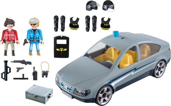 Playmobil Playmobil 9361 Voiture banalisée avec policiers en civil 4008789093615