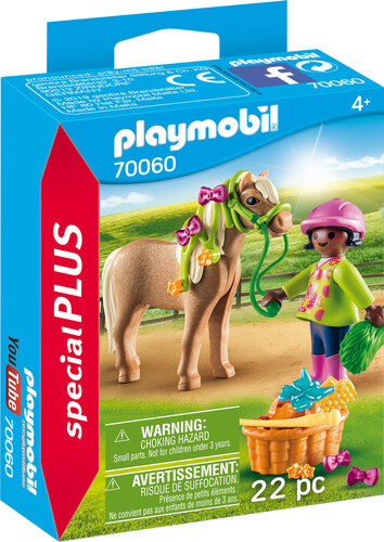 Playmobil Playmobil 70060 Cavalière avec poney 4008789700605