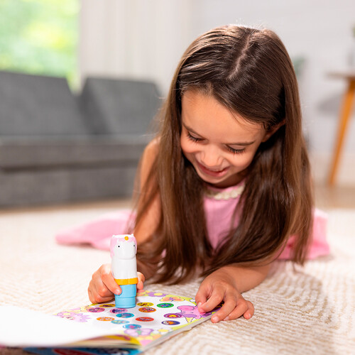 Melissa & Doug sticker wow - bloc d'activités et estampeuse à autocollants - licorne 681147000230