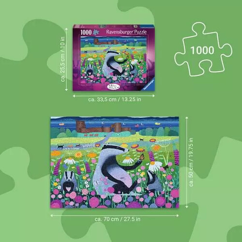 Ravensburger casse-tête Casse-tête 1000 Méfait des prés 4005555017530