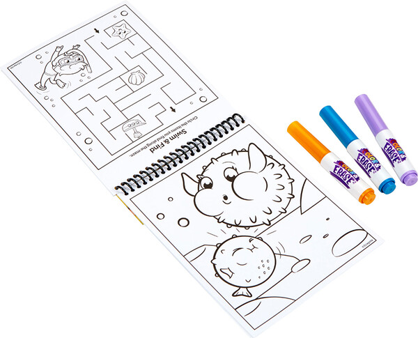 Crayola Colorie et efface Le monde marin 063652691705