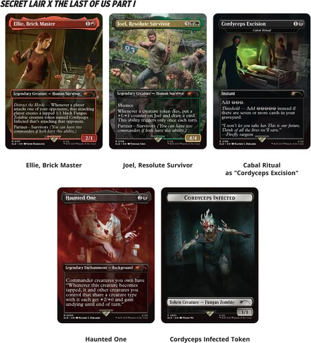 Wizards of the Coast MTG secret lair - playstation super drop - the last of us part i chasing hope 195166308678