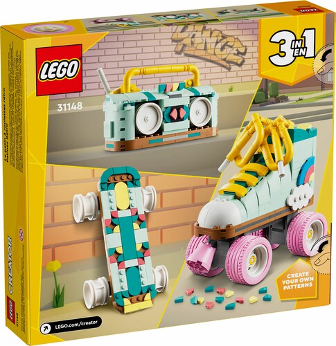 LEGO LEGO 31148 Les patins à roulettes rétro 673419388627