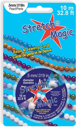 Fil élastique pour fabrication de bijoux 0,5mm x 10m 725879206512