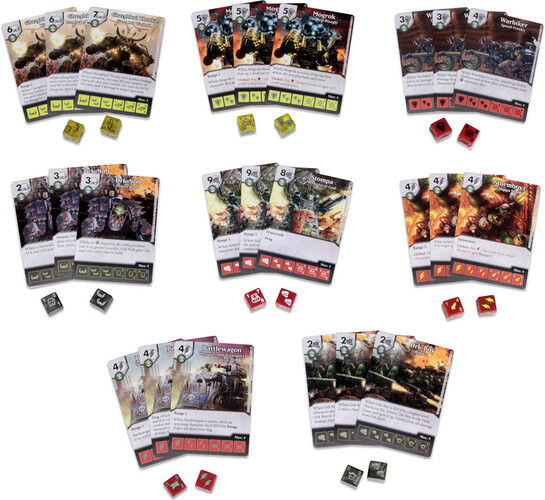 NECA/WizKids LLC Warhammer 40k Dice Masters Orks Waaagh! Team Pack (en) 634482731345