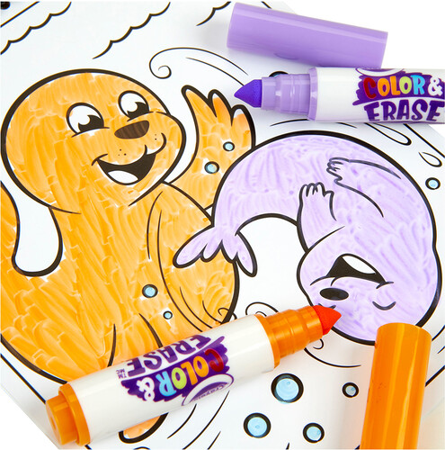 Crayola Colorie et efface Le monde marin 063652691705