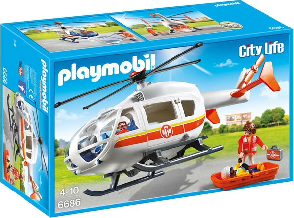 Playmobil Playmobil 6686 Hélicoptère médical (avril 2016) 4008789066862