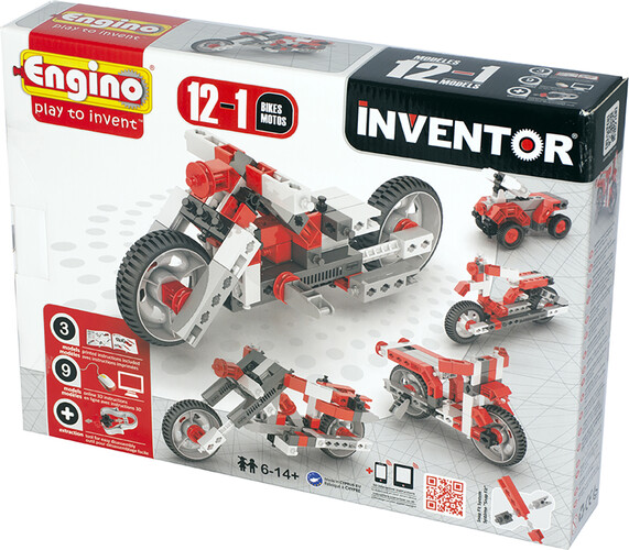 Engino Engino Inventor 12 modèles motos (fr/en) 5291664006391