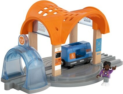 Brio Train Brio Train en bois Smart Tech sound - Gare Smart Tech avec son 33973 7312350339734