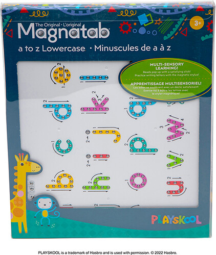 Play Monster (Patch) Magnatab - Tableau magnétique - Minuscules de A à Z 093514252089