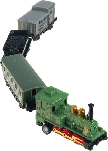 Toysmith Train mini à rétro-friction en métal, ensemble de 4 085761070417