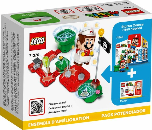 LEGO 71370 Super Mario - Pack de Puissance Mario de feu 673419319522