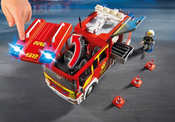 Playmobil Playmobil 5363 Fourgon de pompier avec sirène et gyrophare (juin 2015) 4008789053633