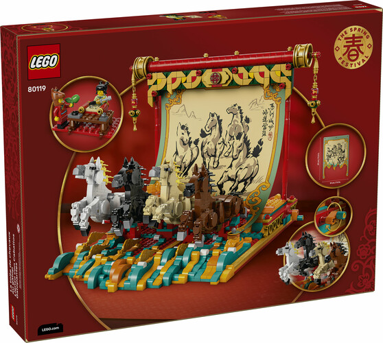 LEGO LEGO 80119 La toile de chevaux au galop 673419419376