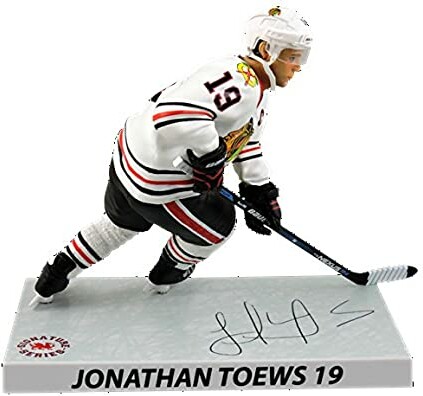 NHL Hockey Figurine LNH 6'' Jonathan Toews - Blackhawks de Chicago (no 19) Édition signature 672781306246