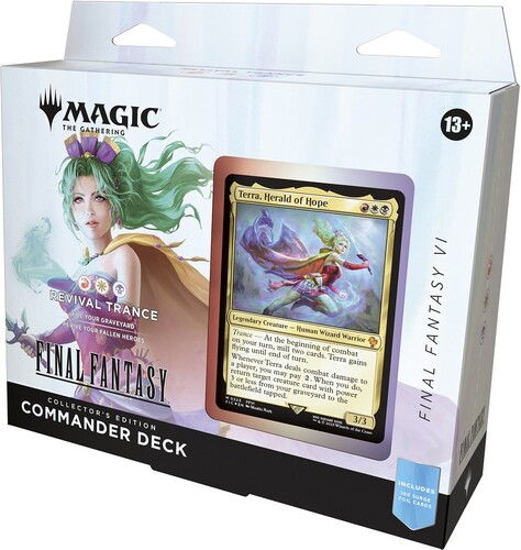 Wizards of the Coast MTG Final fantasy collector commander Revival trance 