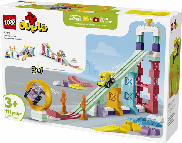 LEGO LEGO 10478 Duplo 3 in 1 Creative Ramps with Vehicles 673419420662
