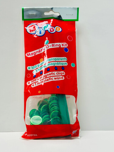 Popular Playthings Bingo 100 jetons et manche magnétique (baton) (couleurs Varié) *