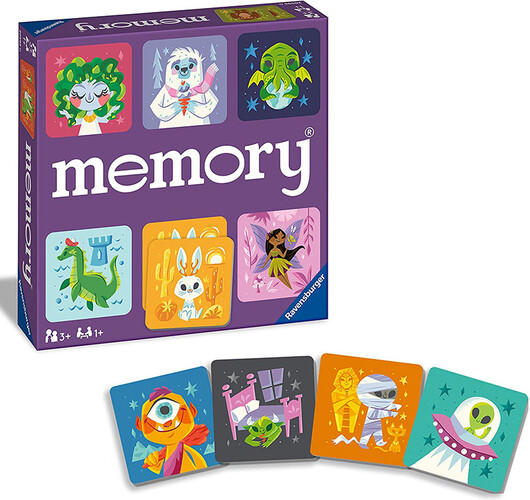 Ravensburger jeu de mémoire Memory (fr/en) Monstres Mignons 4005556205950