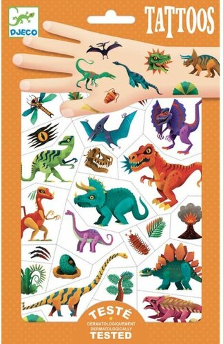 Djeco Tatouages dino club 3070900095984