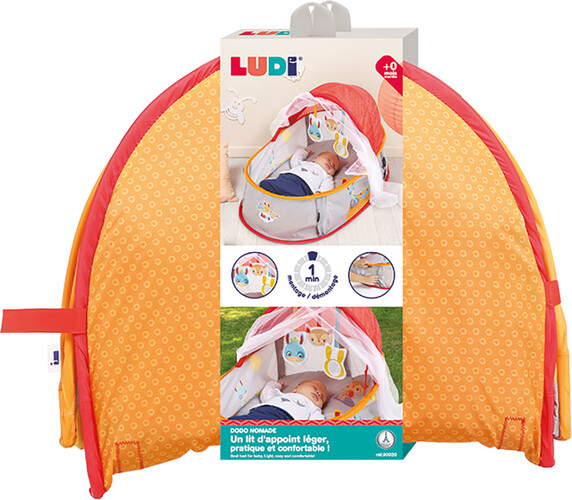 LUDI LUDI - Lit pour bébé transportable dodo nomade tourbillon 3550833900208