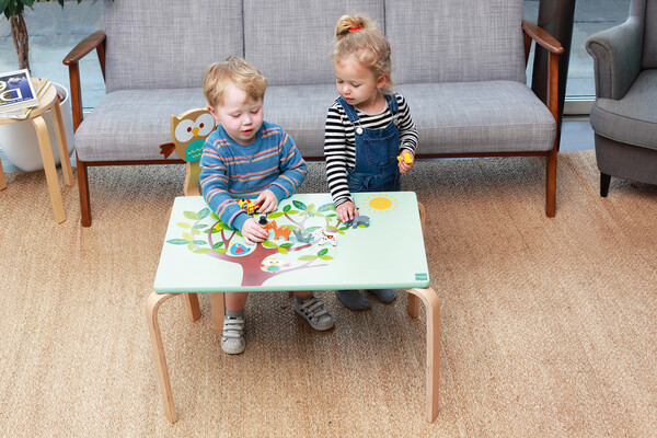 Scratch Table en bois pour enfant hibou 70x50cm 5414561823230