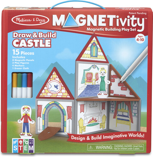 Melissa & Doug Magnetivity château à construire et dessiner (jeu magnétique) Melissa & Doug 30659 000772306591