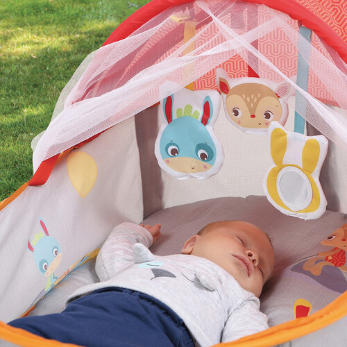 LUDI Lit pour bébé transportable dodo nomade tourbillon 3550833900208
