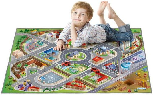 Gladius Tapis de jeu voiture routes de ville 95x133cm 5414869140053