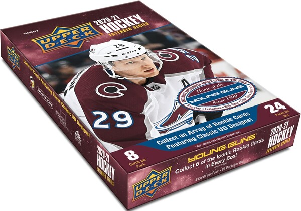 Upper Deck Upper Deck Young Guns Hockey 20/21 Extended Booster Box 053334960205