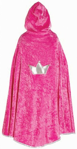 Creative Education Costume cape princesse rose foncé, petite 771877501234