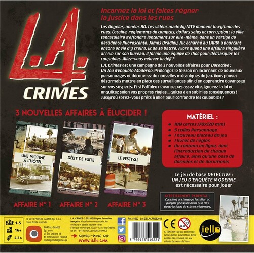 iello Detective (fr) ext L.A. Crimes 3760175516221