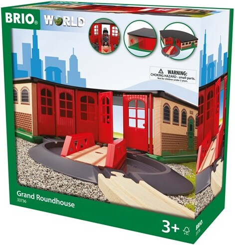 BRIO Brio Train en bois Grande gare de triage 33736 7312350337365